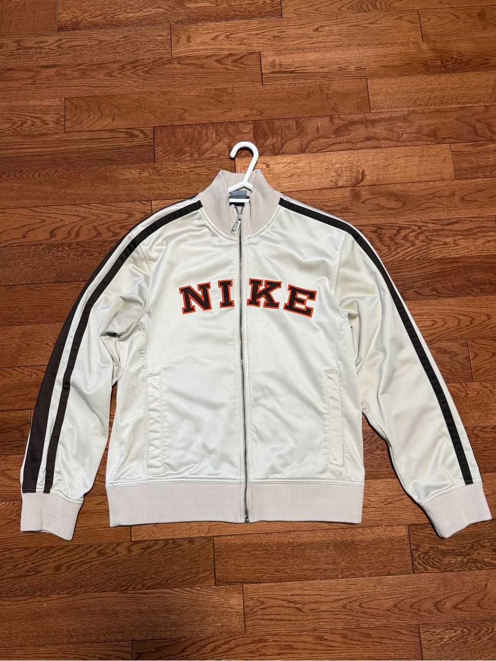 Vintage Nike Cream Track Jacket